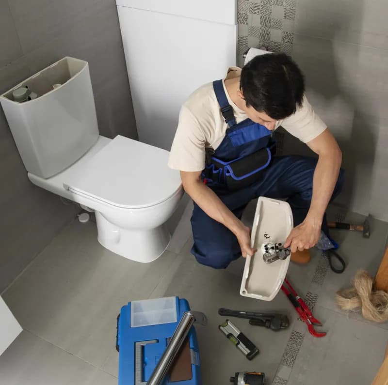 Démontage d'installations sanitaires