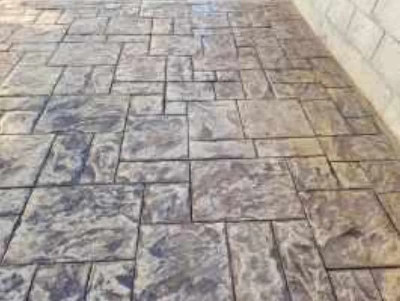 Posa di calcestruzzo stampato