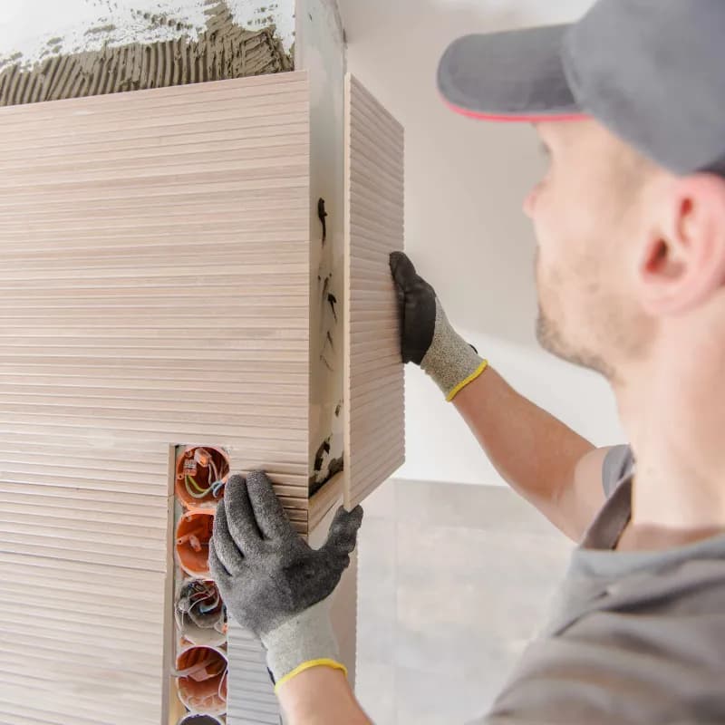 Montage von HPL-Platten