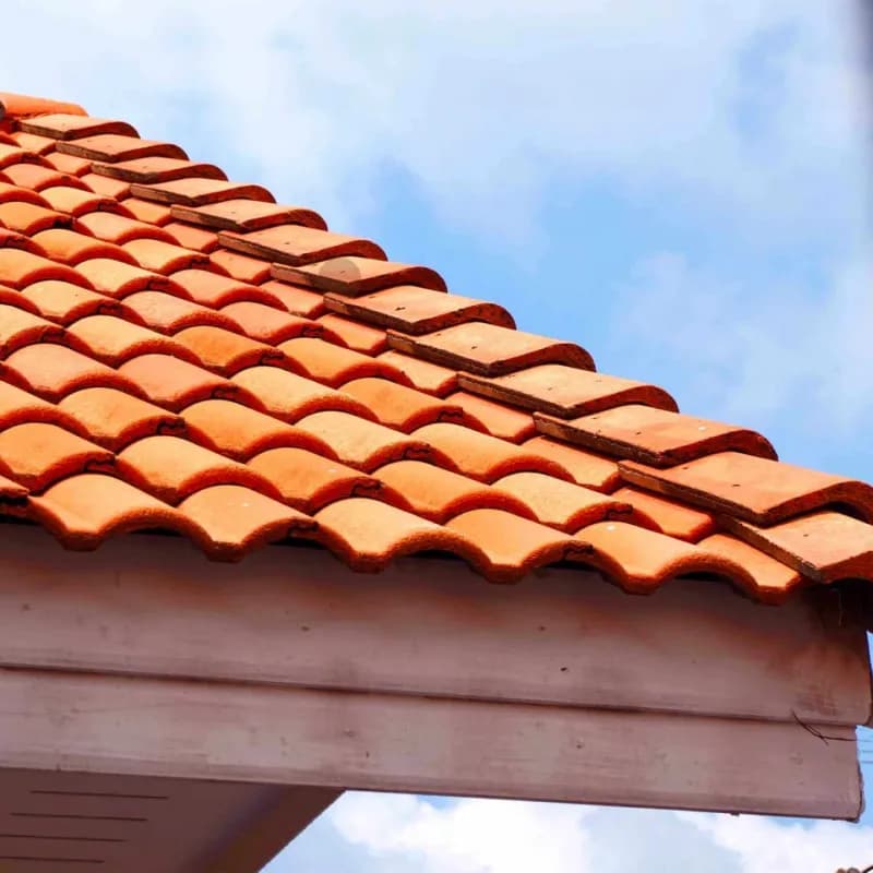 Замазване на билни и странични керемиди