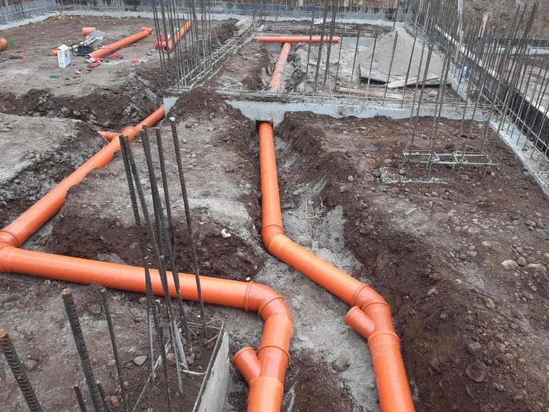 Construction d'un nouvel égout