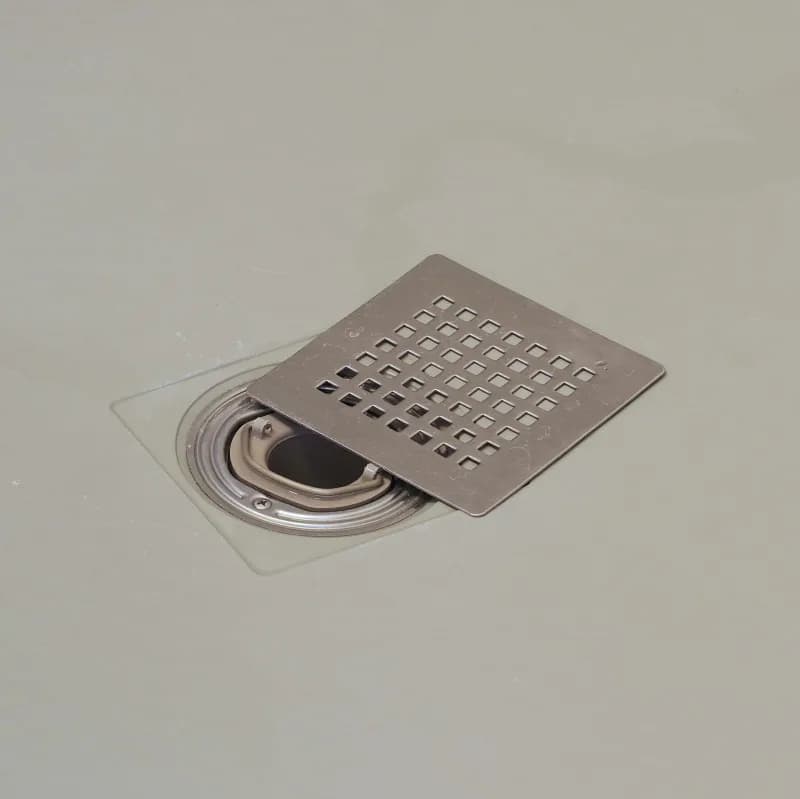 Installation d'un siphon de sol