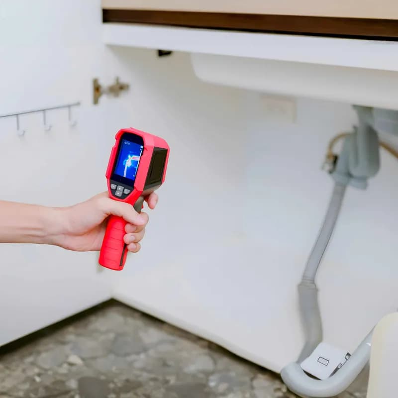 Inspection thermique des fuites cachées